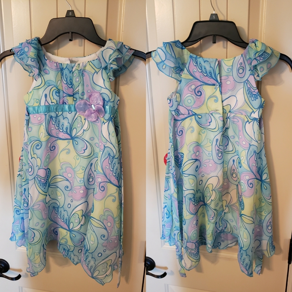 Blue Butterfly Dress
